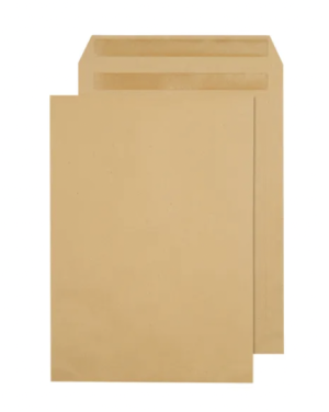 Q-Connect C4 Envelopes Pocket Self Seal 80gsm Manilla (Pack of 250)