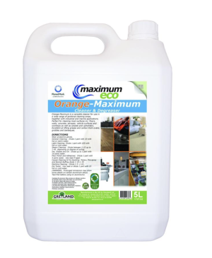 ORANGE MAXIMUM HEAVY DUTY ALL PURPOSE INDUSTRIAL CLEANER & DEGREASER 5L