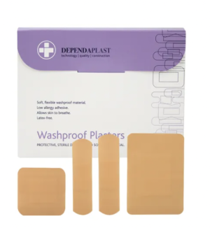Reliance Medical Dependaplast Washproof Plasters (Pack of 100)