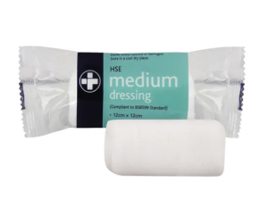 Reliance Medical HSE Sterile Dressing 120 x 120mm Medium (Pack of 10)