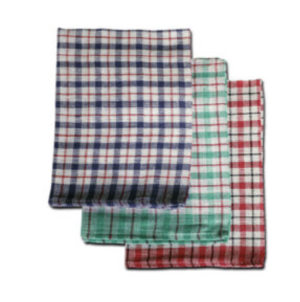 MINI CHECK COTTON TEA TOWEL PK10