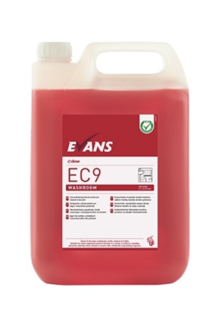 Evans EC9 e:Dose Washroom cleaner foaming disinfectant 2 x 5 ltr