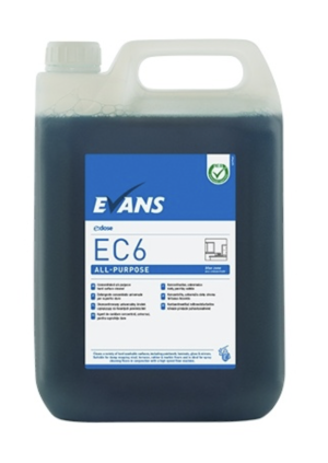 Evans EC6 e:dose All Purpose hard surface & glass interior cleaner Super concentrate  2 x 5ltr