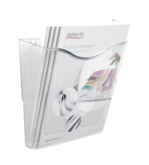 Deflecto Crystal Portrait Literature Holder A4