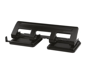 Q-Connect 4 Hole Punch Black 16 Sheet