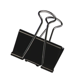 Foldback Clip 51mm Black (Pack of 10)