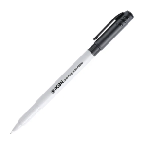 Ikon OHP Non-Permanent Marker Fine Black (Pack of 10)