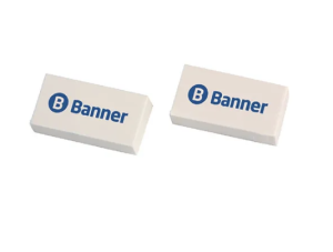 Small Office Pencil Eraser White pack of 30