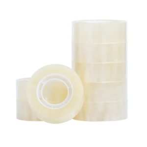 Q-Connect Easy Tear Polypropylene Tape 19mmx33m 1 Inch Core Clear (Pack of 8)