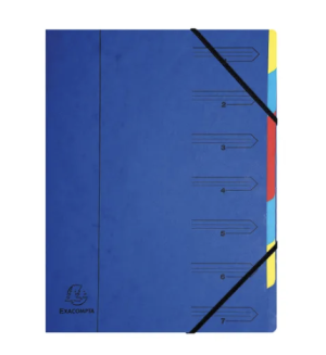 Exacompta Europa 7-Part Organiser 400gsm A4