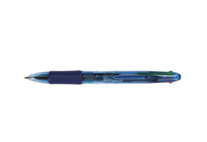 Q-Connect Retractable Ballpoint Pen 4 Colour (Pack of 10)