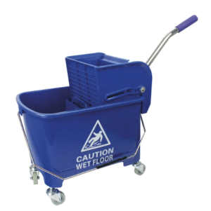 Mobile Mop Bucket and Wringer 20 Litre Blue