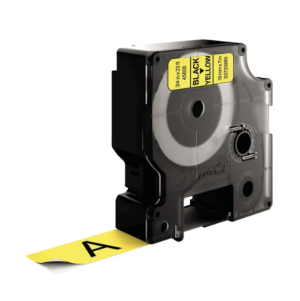 Dymo 45808 D1 Labelmaker Tape 19mm x 7m Black on Yellow S0720880