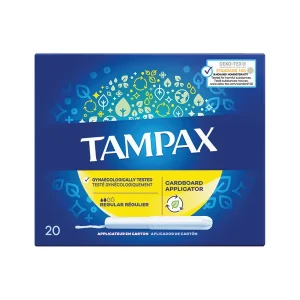 Tampax Blue Regular Tampons x20 (Pack of 8) 98512