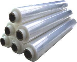 Heavy Duty Shrink Wrap Roll Cling Film Packaging 400MM x 250M (Pack Of 6) (Clear)