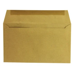 Q-Connect Envelope 89x152mm Wallet Gummed 70gsm Manilla (Pack of 1000
